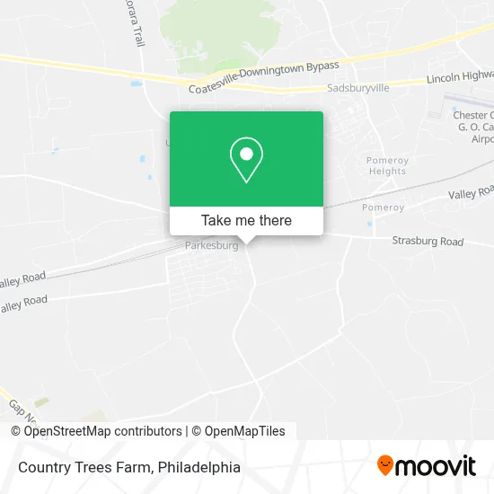 Country Trees Farm map