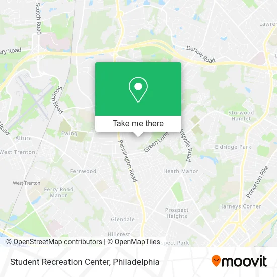 Student Recreation Center map