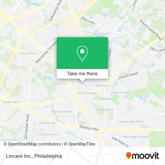 Lincare Inc. map