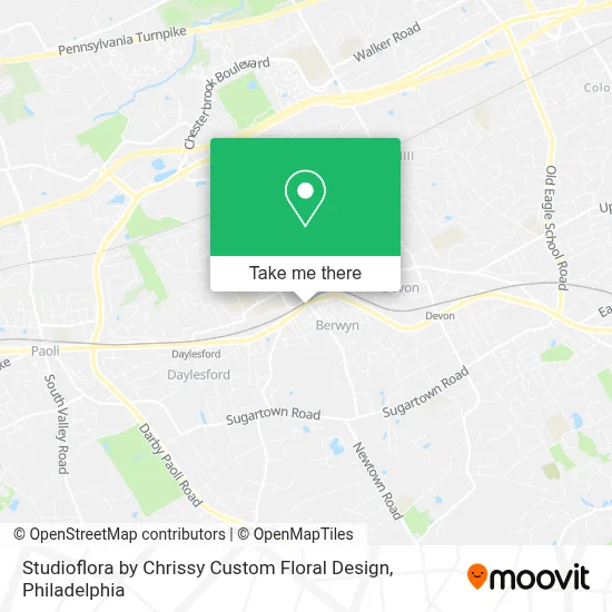 Studioflora by Chrissy Custom Floral Design map
