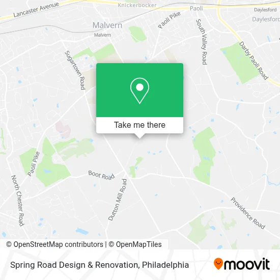 Spring Road Design & Renovation map
