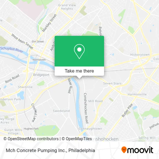 Mch Concrete Pumping Inc. map