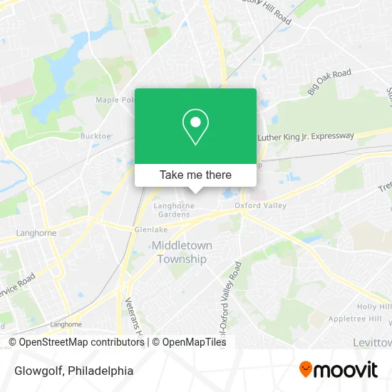 Glowgolf map