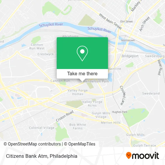 Citizens Bank Atm map