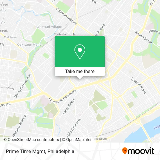Prime Time Mgmt map