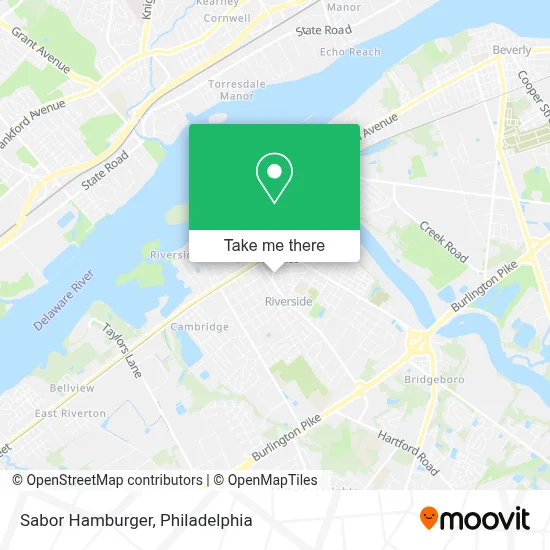 Sabor Hamburger map