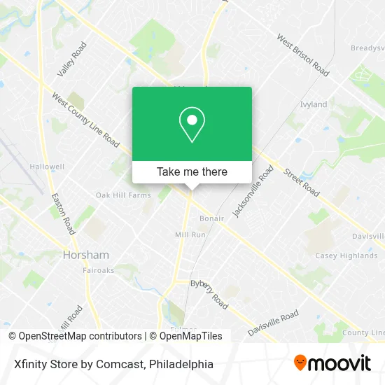 Xfinity Store by Comcast map