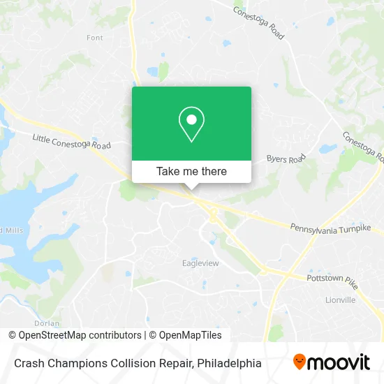 Crash Champions Collision Repair map
