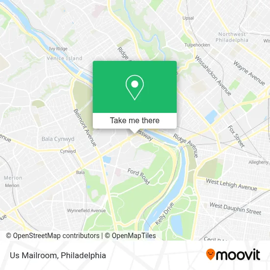 Us Mailroom map