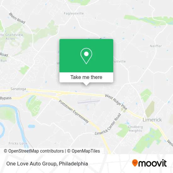 One Love Auto Group map