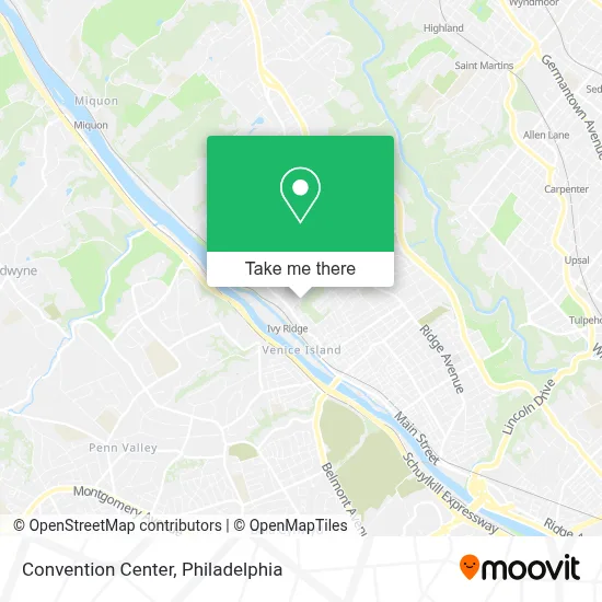 Convention Center map