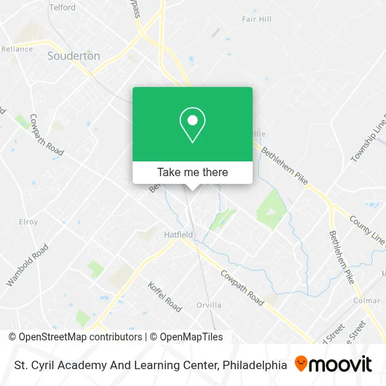 St. Cyril Academy And Learning Center map