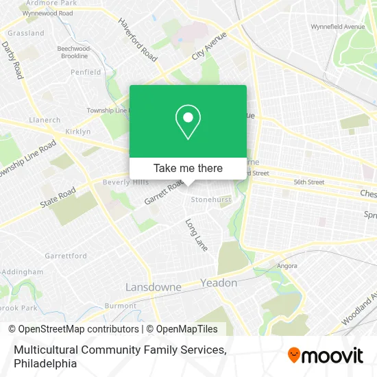 Multicultural Community Family Services map