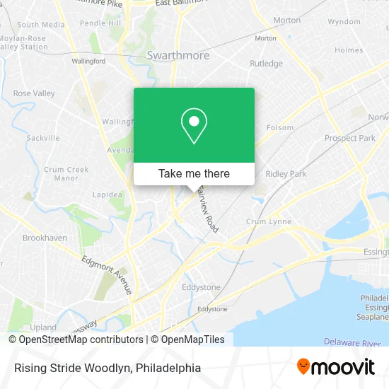 Rising Stride Woodlyn map