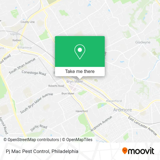Pj Mac Pest Control map