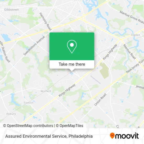Assured Environmental Service map