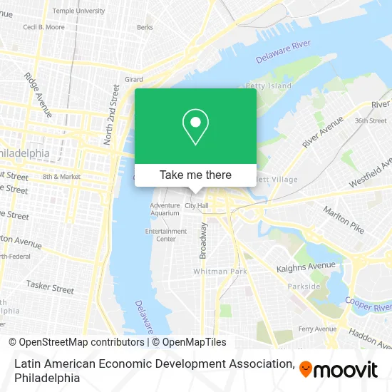 Latin American Economic Development Association map