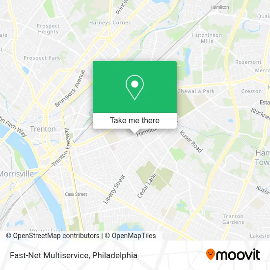 Fast-Net Multiservice map