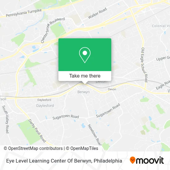 Eye Level Learning Center Of Berwyn map