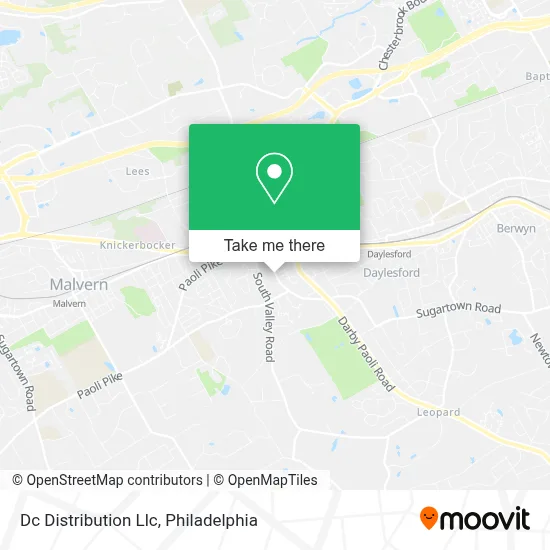 Dc Distribution Llc map