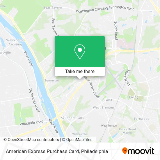 American Express Purchase Card map