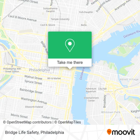 Bridge Life Safety map