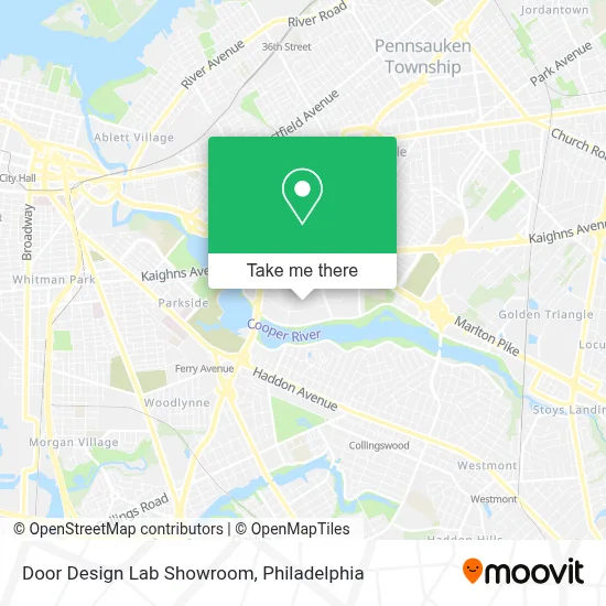 Door Design Lab Showroom map
