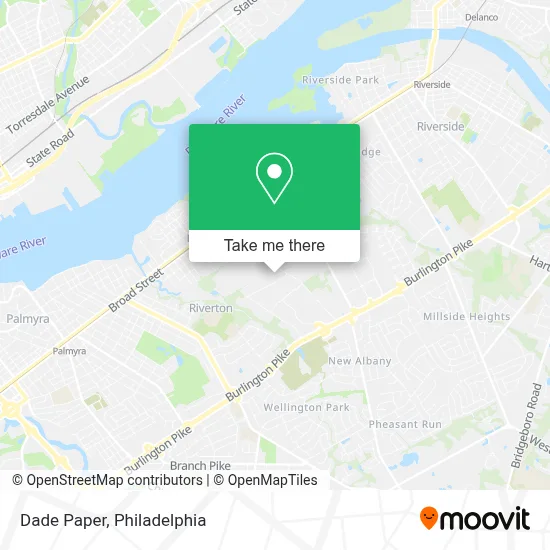 Dade Paper map