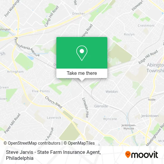 Steve Jarvis - State Farm Insurance Agent map