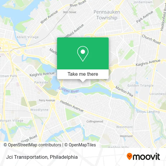 Jci Transportation map