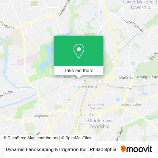 Dynamic Landscaping & Irrigation Inc. map