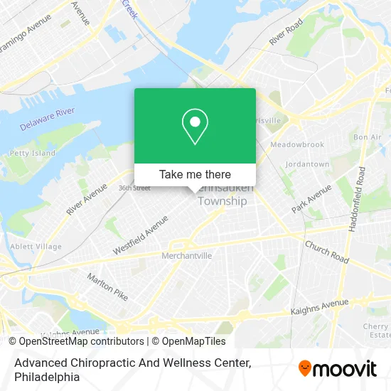 Advanced Chiropractic And Wellness Center map