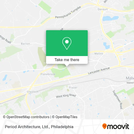 Period Architecture, Ltd. map