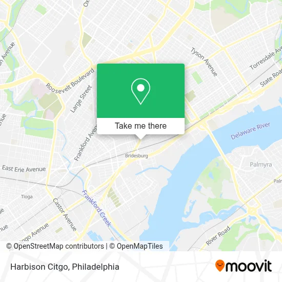 Harbison Citgo map