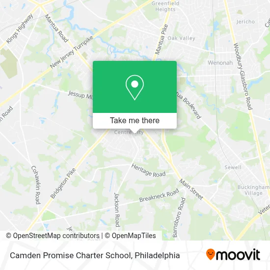 Camden Promise Charter School map
