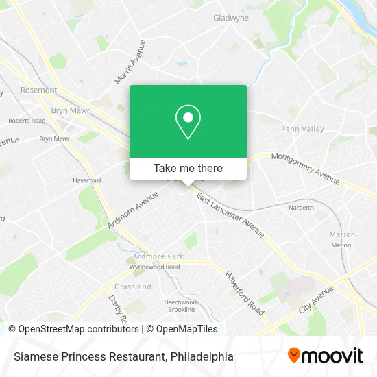 Siamese Princess Restaurant map