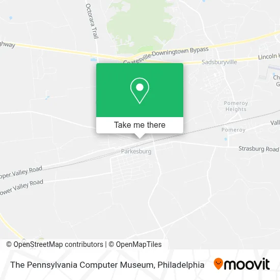 The Pennsylvania Computer Museum map