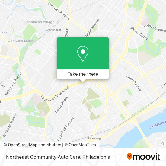 Northeast Community Auto Care map