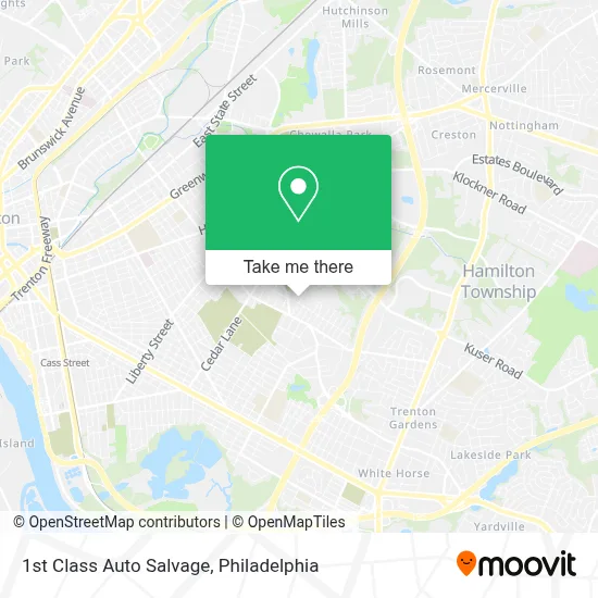 1st Class Auto Salvage map