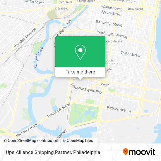 Ups Alliance Shipping Partner map