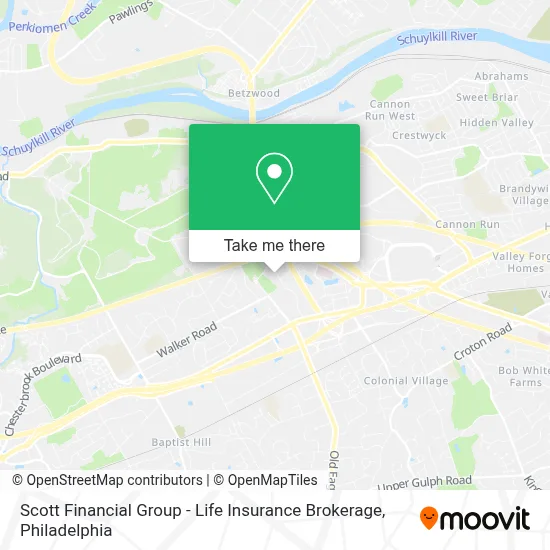 Scott Financial Group - Life Insurance Brokerage map