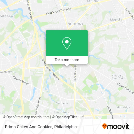 Prima Cakes And Cookies map