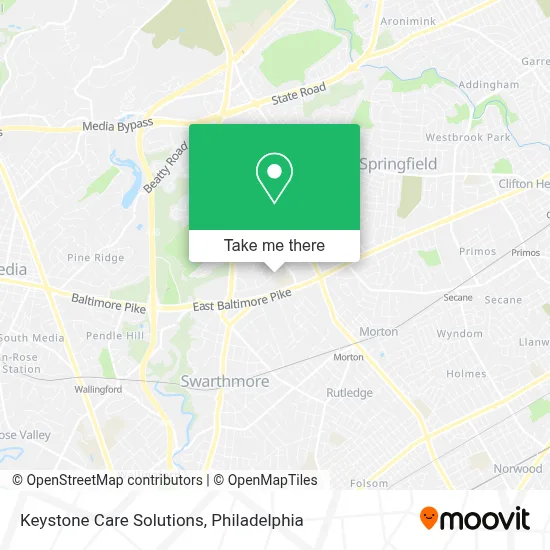 Keystone Care Solutions map