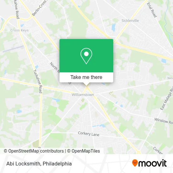 Abi Locksmith map