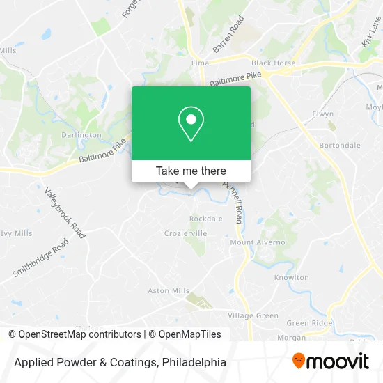 Applied Powder & Coatings map