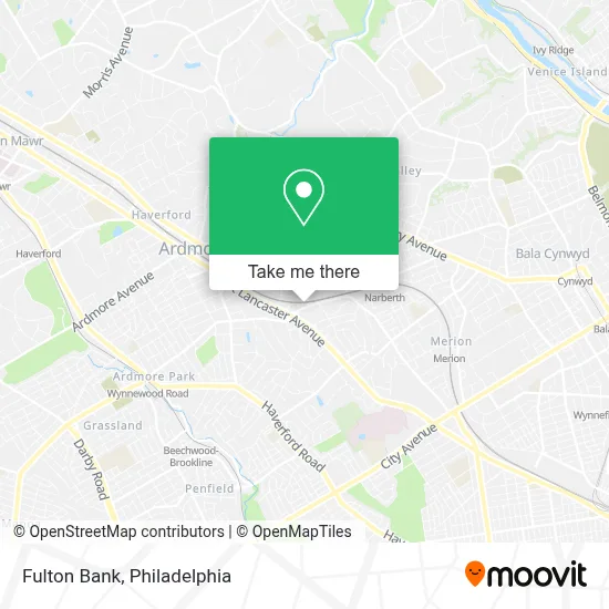 Fulton Bank map