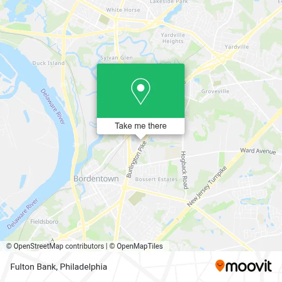 Fulton Bank map