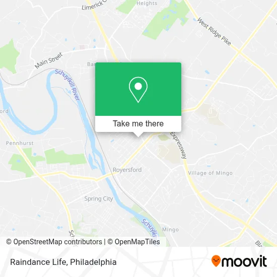 Raindance Life map