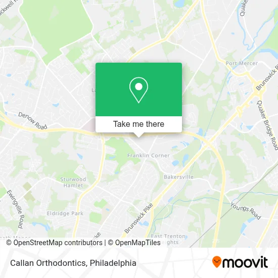 Callan Orthodontics map