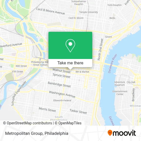 Metropolitan Group map
